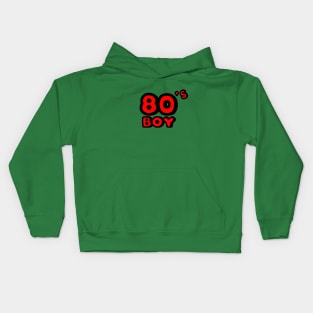 80s boy Kids Hoodie